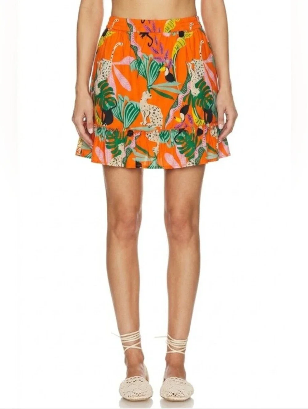 Christian Siriano New York Safari Jungle Skirt Size Medium Anthropologie